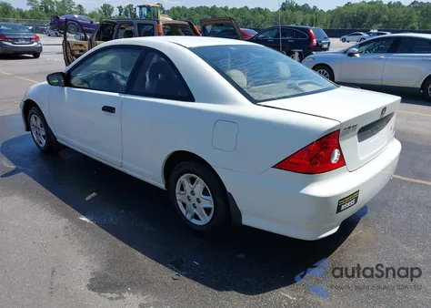 2005 Honda Civic Vp z USA, uszkodzony, nr VIN 1HGEM22185L062183